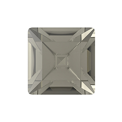 Preciosa Crystal Point Back Fancy Stone MAXIMA - Square 03MM BLACK DIAMOND