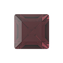 Preciosa Crystal Point Back Fancy Stone MAXIMA - Square 03MM BURGUNDY