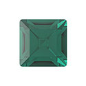 Preciosa Crystal Point Back Fancy Stone MAXIMA - Square 01.5MM EMERALD
