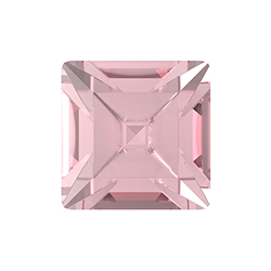Preciosa Crystal Point Back Fancy Stone MAXIMA - Square 01.5MM LIGHT ROSE