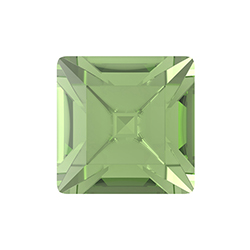 Preciosa Crystal Point Back Fancy Stone MAXIMA - Square 01.5MM PERIDOT
