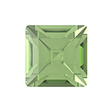 Preciosa Crystal Point Back Fancy Stone MAXIMA - Square 01.5MM PERIDOT