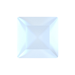 Preciosa Crystal Point Back Fancy Stone MAXIMA - Square 03MM WHITE OPAL
