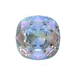 Preciosa Crystal Point Back MAXIMA Fancy Stone -Antique Square 10MM CRYSTAL AB