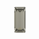 Preciosa Crystal Point Back MAXIMA Fancy Stone - Baguette 05x2.5MM BLACK DIAMOND
