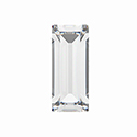 Preciosa Crystal Point Back MAXIMA Fancy Stone - Baguette 05x2.5MM CRYSTAL