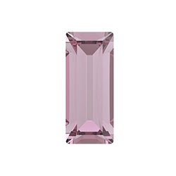 Preciosa Crystal Point Back MAXIMA Fancy Stone - Baguette 05x2.5MM LIGHT AMETHYST