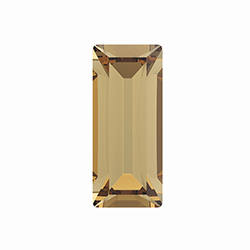 Preciosa Crystal Point Back MAXIMA Fancy Stone - Baguette 05x2.5MM LT COLORADO TOPAZ