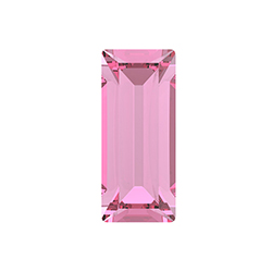 Preciosa Crystal Point Back MAXIMA Fancy Stone - Baguette 04x2MM ROSE