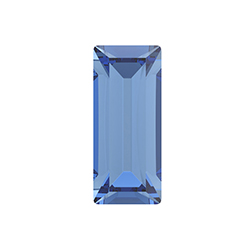 Preciosa Crystal Point Back MAXIMA Fancy Stone - Baguette 07x3MM SAPPHIRE
