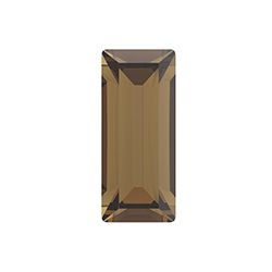 Preciosa Crystal Point Back MAXIMA Fancy Stone - Baguette 05x2.5MM SMOKE TOPAZ