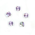 Crystal Stone in Metal Sew-On Setting - Chaton SS16 MAXIMA VIOLET-SILVER