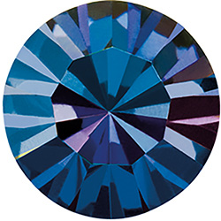 Preciosa Crystal Point Back MAXIMA Foiled Chaton - SS50 BERMUDA BLUE