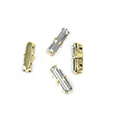 Crystal Stone in Metal Sew-On Setting - Baguette 10x3MM MAXIMA CRYSTAL-RAW