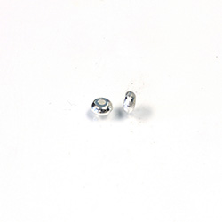 Metalized Plastic Bead - Tire 05x3MM SILVER