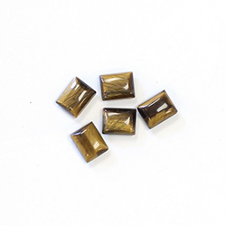 Gemstone Cabochon - Cushion 09.5x7.5MM TIGEREYE