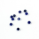 Gemstone Flat Back Stone with Faceted Top Rauten Rose - Round 03MM SODALITE