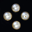 Plastic Pearl Bead - Round 14MM CREME