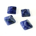 Gemstone Cabochon - Square Pyramid Top 09x09MM SODALITE