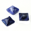 Gemstone Cabochon - Square Pyramid Top 12x12MM SODALITE