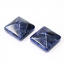 Gemstone Cabochon - Square Pyramid Top 17x17MM SODALITE