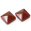 Gemstone Cabochon - Triangle Pyramid Top 17.2MM CORNELIAN