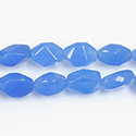 Gemstone Bead - Baroque Small Nugget QUARTZ DYED Col. 12 BLUE