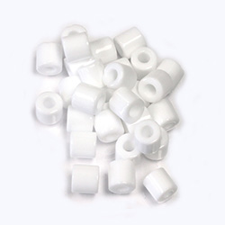 Preciosa Rola Beads - 06.2MM with a 2.2MM Hole WHITE 03050