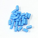Preciosa Rola Beads - 03.5x7MM with a 1.0MM Hole 63020 LT BLUE TURQUOISE

