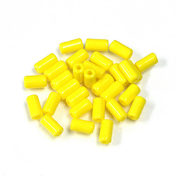 Preciosa Rola Beads - 03.5x7MM with a 1.0MM Hole YELLOW 83110