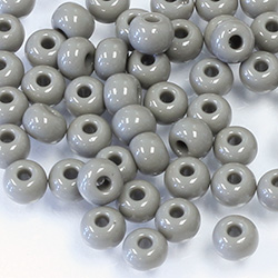 Preciosa Czech Glass Seed Bead - Round 05/0 GREY 43020