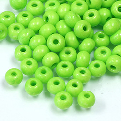 Preciosa Czech Glass Seed Bead - Round 06/0 Terra Intensive LIGHT GREEN 16A54
