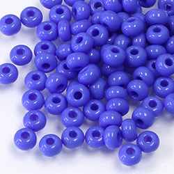 Preciosa Czech Glass Seed Bead - Round 06/0 MEDIUM BLUE 33040