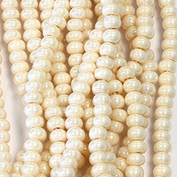 Preciosa Czech Glass Seed Bead - Round 06/0 PEARL KISKA 46112
