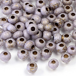 Preciosa Czech Glass Seed Bead - Round 06/0 ETCHED PURPLE Z322B 
