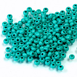 Preciosa Czech Glass Seed Bead - Round 10/0 Terra Intensive CHINESE TURQUOISE 16A58