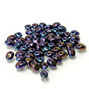 Preciosa Pressed Glass Bead - Solo 02.5x5MM IRIS BLUE