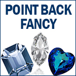 SW Clearance Fancy Point Back Stones