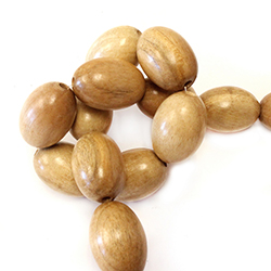 Wood Bead - Smooth Oval Large Hole 31x21MM TUGAS