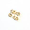 Wood Bead - Smooth Round Ring 12MM NATURAL with lacquer