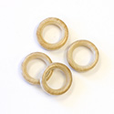 Wood Bead - Smooth Round Ring 30MM NATURAL with lacquer