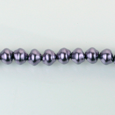 Czech Glass Pearl Bead - Snail Shell 06MM WISTERIA 24921