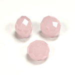 Chinese Cut Crystal Bead - Rondelle 06x8MM OPAL PINK