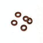 Wood Bead - Smooth Round Ring 15MM ROBLE