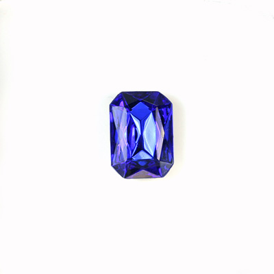 Glass Point Back Tin Table Cut (TTC) Stone - Cushion Octagon 08x6MM SAPPHIRE