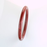 Acrylic Bangle -  Round Domed 9MM BERRY RED