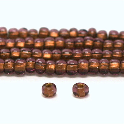 Preciosa Czech Glass Seed Bead - Round 06/0 AMY BRONZE 25014