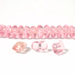 Glass Bead TablePolished - Nugget 04x8MM PINK