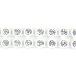 Plastic Rhinestone Banding 2 Row PP26 (SS13) CRYSTAL-WHITE