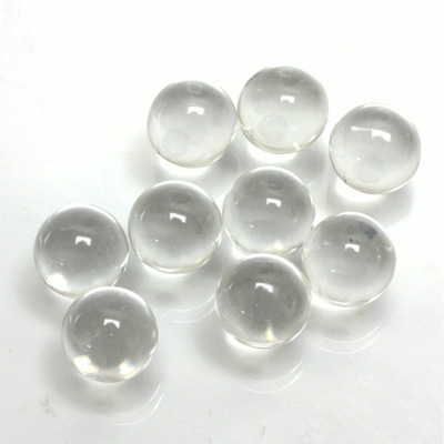 Glass No-Hole Ball - 10MM CRYSTAL